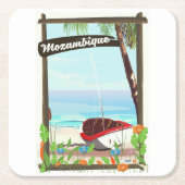 Mozambique Vist poster voor de cartoon van  Kartonnen Onderzetters (Voorkant)