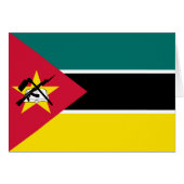 Mozambique vlag (Voorkant Horizontaal)