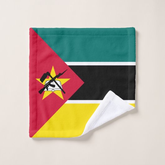 Mozambique vlag bad handdoek (Wasdoekje)