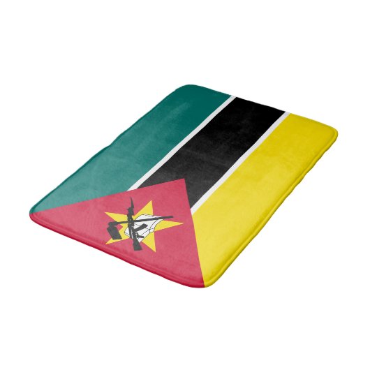 Mozambique vlag badmat (Gekanteld)