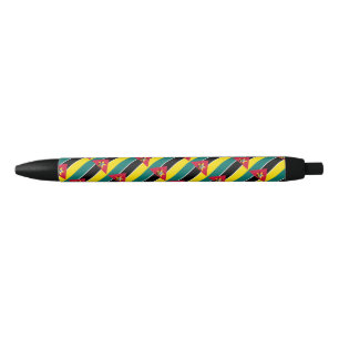 Mozambique Vlag Balpen Zwarte Inkt Pen