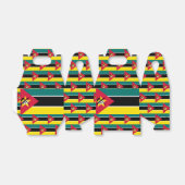 Mozambique vlag bedankdoosjes (Uitgevouwen)
