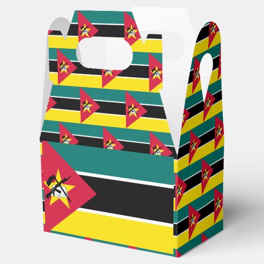 Mozambique vlag bedankdoosjes (Geopend)