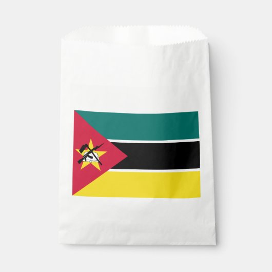 Mozambique vlag bedankzakje (Voorkant)