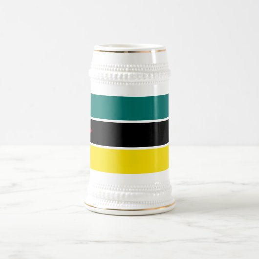 Mozambique vlag bierpul (Center)