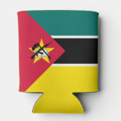 Mozambique vlag blikjeskoeler (Achterkant)