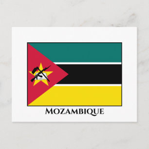 Mozambique vlag briefkaart