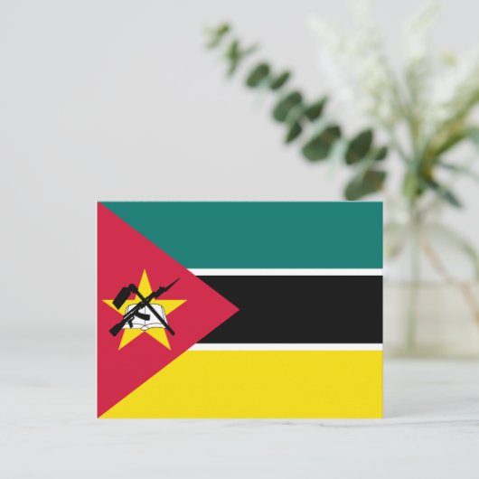 Mozambique Vlag Briefkaart (Staand voorkant)