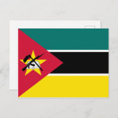 Mozambique Vlag Briefkaart (Voorkant / Achterkant)