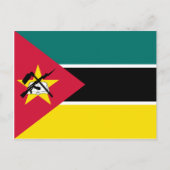 Mozambique Vlag Briefkaart (Voorkant)