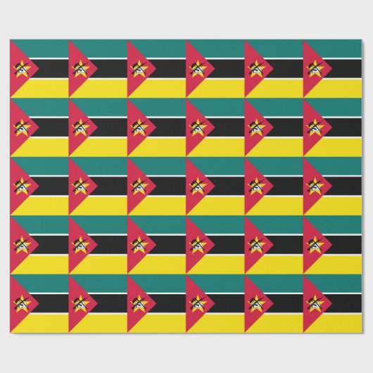 Mozambique vlag cadeaupapier (Vlak)