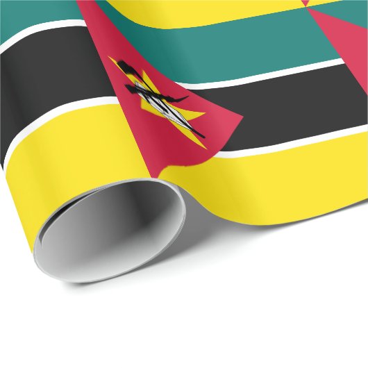 Mozambique vlag cadeaupapier (Rol Hoek)