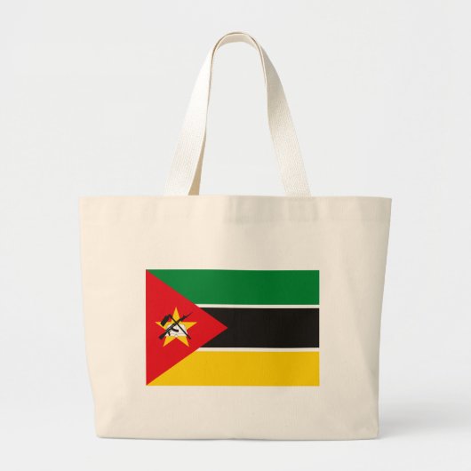 Mozambique Vlag Canvas tas (Voorkant)