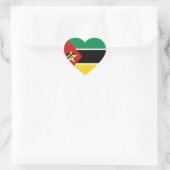 Mozambique Vlag Hart Sticker (Tas)