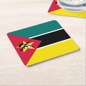 Mozambique vlag kartonnen onderzetters (Schuin)