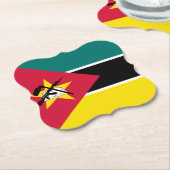 Mozambique vlag kartonnen onderzetters (Gekanteld)