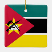 Mozambique vlag keramisch ornament (Achterkant)
