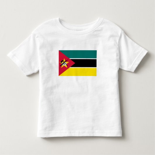 Mozambique vlag kinder shirts (Voorkant)