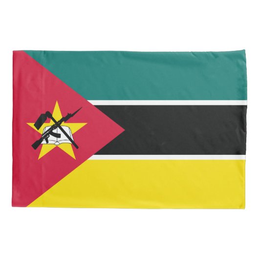 Mozambique vlag kussensloop (Achterkant)