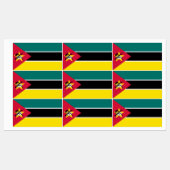 Mozambique vlag labels (Vel)