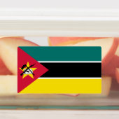 Mozambique vlag labels (Aangebracht)