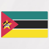 Mozambique vlag labels (Design 2)