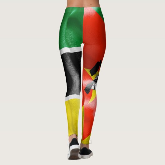 Mozambique vlag leggings (Achterkant)