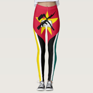 Mozambique vlag leggings