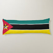 Mozambique vlag lichaamskussen (Achterkant)
