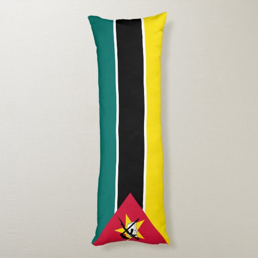 Mozambique vlag lichaamskussen (Achterkant (Verticaal))
