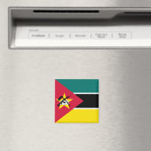 Mozambique vlag magneet (Insitu (Vaatwasser))