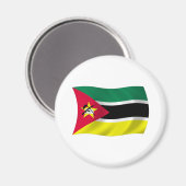 Mozambique Vlag Magneet (Voorkant / Achterkant)