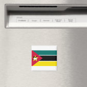 Mozambique vlag magneet (Insitu (Vaatwasser))
