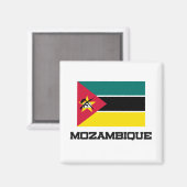 Mozambique vlag magneet (Voorkant / Achterkant)