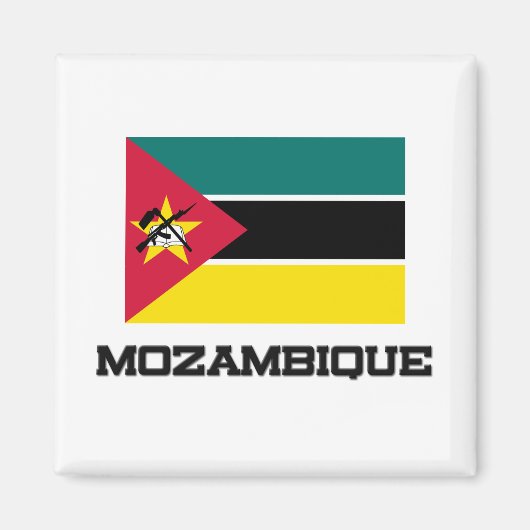 Mozambique vlag magneet (Voorkant)