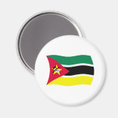 Mozambique Vlag Magneet (Voorkant / Achterkant)