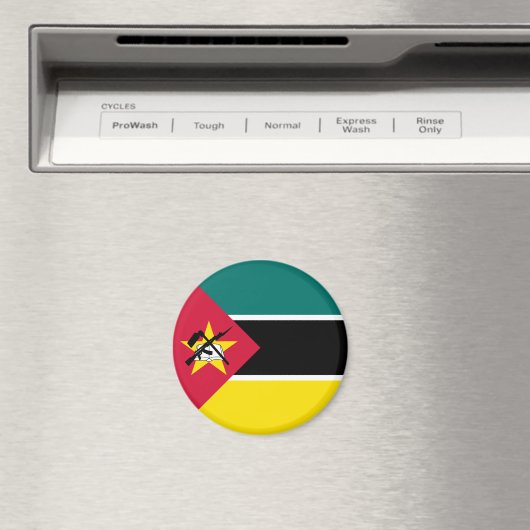 Mozambique vlag magneet (Insitu (Vaatwasser))