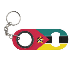 Mozambique vlag mini flessenopener