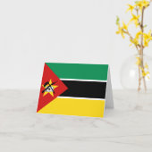 Mozambique Vlag Notitiekaart (Gele Bloem)