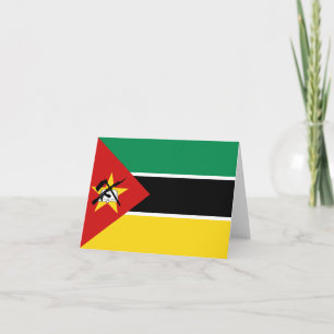 Mozambique Vlag Notitiekaart