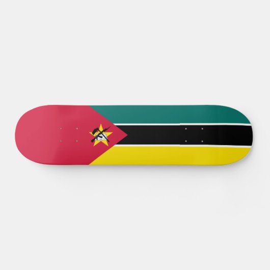 Mozambique vlag persoonlijk skateboard (Horizontaal)