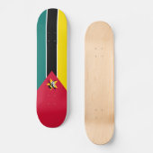 Mozambique vlag persoonlijk skateboard (Voorkant)