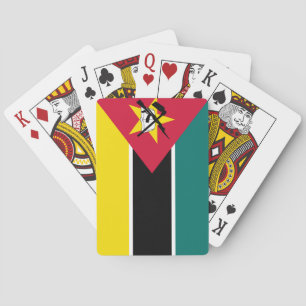 Mozambique vlag pokerkaarten
