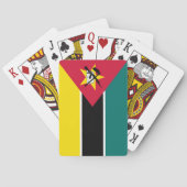 Mozambique vlag pokerkaarten (Achterkant)