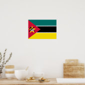 Mozambique vlag poster (Keuken)