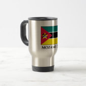 Mozambique vlag reisbeker (Voorkant links)