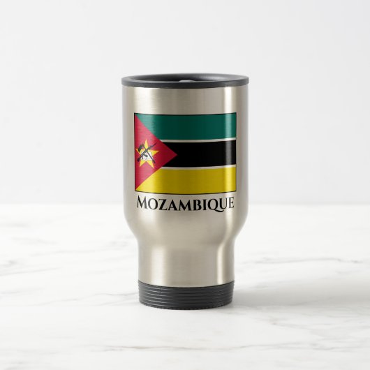 Mozambique vlag reisbeker (Center)