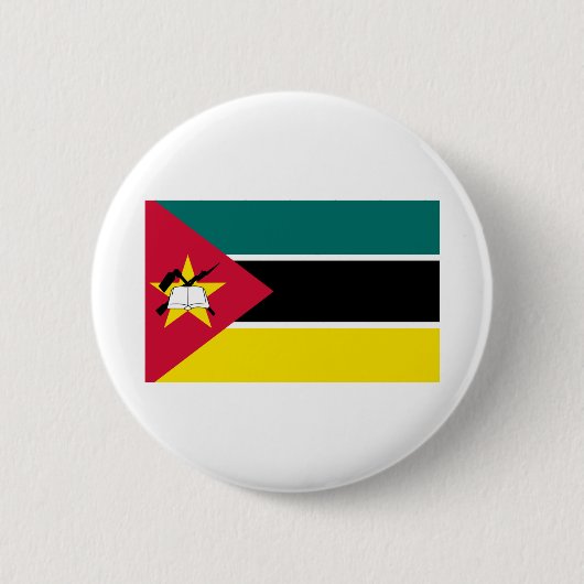 Mozambique vlag ronde button 5,7 cm (Voorkant)