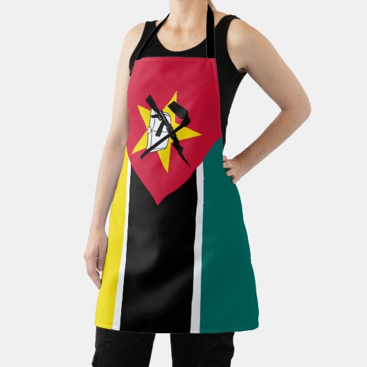 Mozambique vlag schort (Insitu)