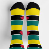 Mozambique vlag sokken (Top)